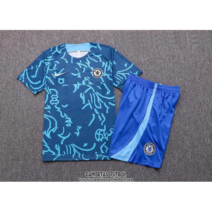 Chandal del Chelsea Manga Corta 2022/2023 Azul - Pantalon Corto